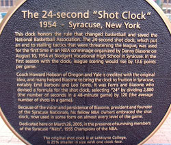 24-second Shot Clock Plaque